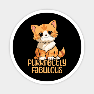 Purrfectly Fabulous Magnet